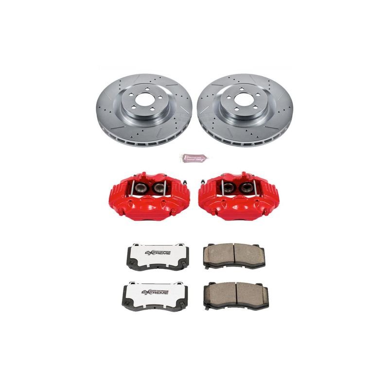 PowerStop - Power Stop 06 - 08 Dodge Magnum Front Z26 Street Kit w/Cals - Demon Performance