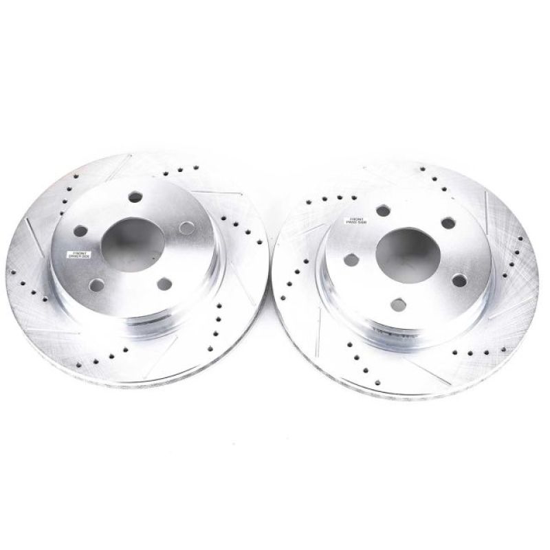 PowerStop - Power Stop 07 - 09 Chrysler Aspen Front Evolution Drilled & Slotted Rotors - Pair - Demon Performance