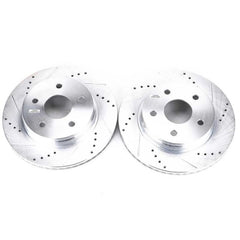 PowerStop - Power Stop 07 - 09 Chrysler Aspen Front Evolution Drilled & Slotted Rotors - Pair - Demon Performance