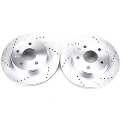 PowerStop - Power Stop 07 - 09 Chrysler Aspen Front Evolution Drilled & Slotted Rotors - Pair - Demon Performance