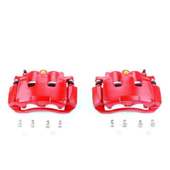 PowerStop - Power Stop 07 - 09 Chrysler Aspen Front Red Calipers w/Brackets - Pair - Demon Performance