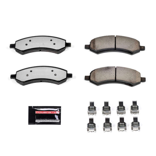 PowerStop - Power Stop 07 - 09 Chrysler Aspen Front Z36 Truck & Tow Brake Pads w/Hardware - Demon Performance
