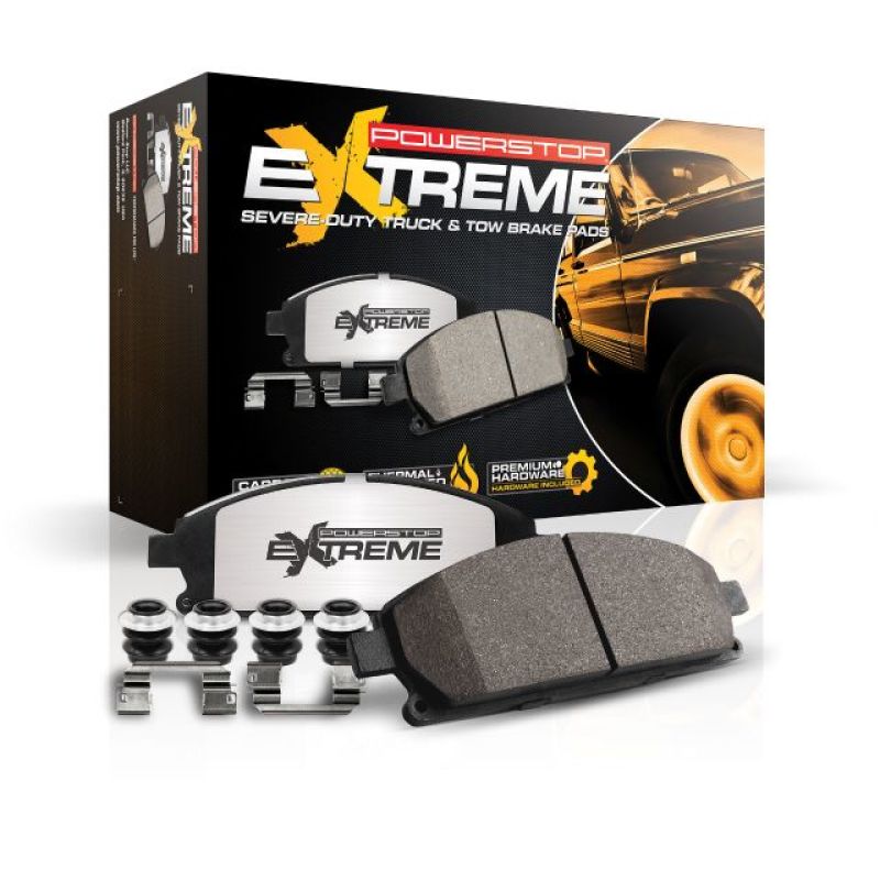 PowerStop - Power Stop 07 - 09 Chrysler Aspen Front Z36 Truck & Tow Brake Pads w/Hardware - Demon Performance