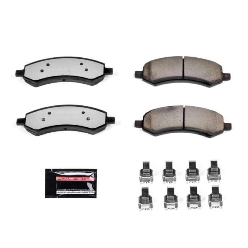 PowerStop - Power Stop 07 - 09 Chrysler Aspen Front Z36 Truck & Tow Brake Pads w/Hardware - Demon Performance
