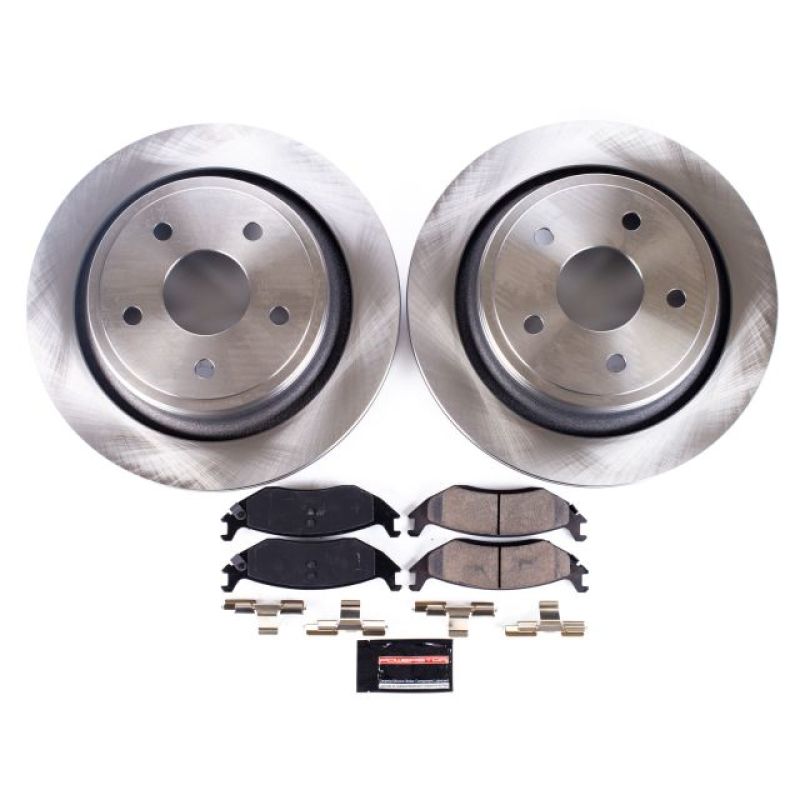 PowerStop - Power Stop 07 - 09 Chrysler Aspen Rear Autospecialty Brake Kit - Demon Performance