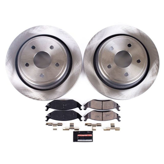 PowerStop - Power Stop 07 - 09 Chrysler Aspen Rear Autospecialty Brake Kit - Demon Performance