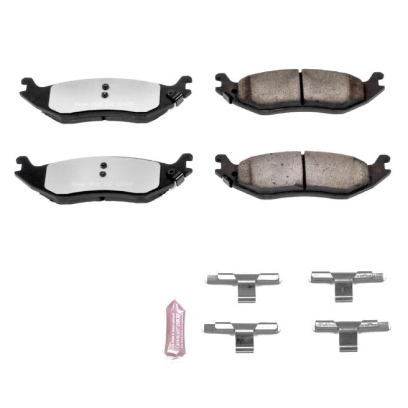 PowerStop - Power Stop 07 - 09 Chrysler Aspen Rear Z36 Truck & Tow Brake Pads w/Hardware - Demon Performance