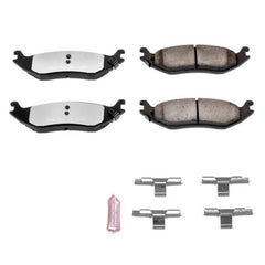 PowerStop - Power Stop 07 - 09 Chrysler Aspen Rear Z36 Truck & Tow Brake Pads w/Hardware - Demon Performance