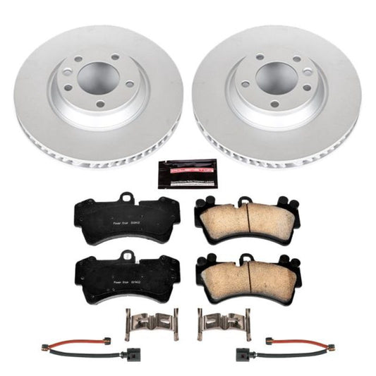 PowerStop - Power Stop 07 - 15 Audi Q7 Front Z23 Evolution Sport Coated Brake Kit - Demon Performance