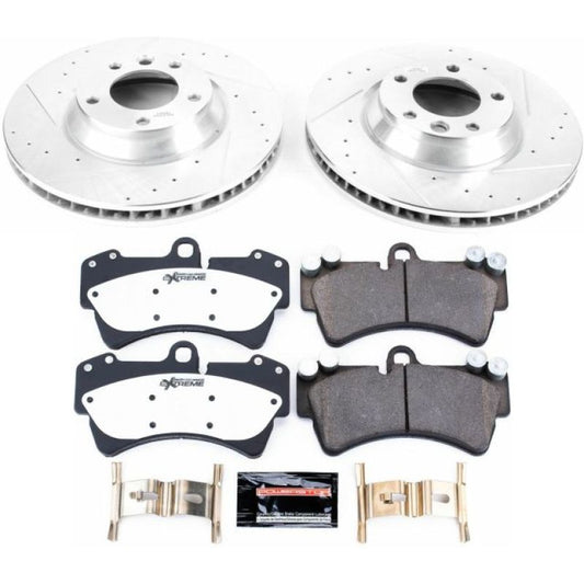 PowerStop - Power Stop 07 - 15 Audi Q7 Front Z26 Street Warrior Brake Kit - Demon Performance
