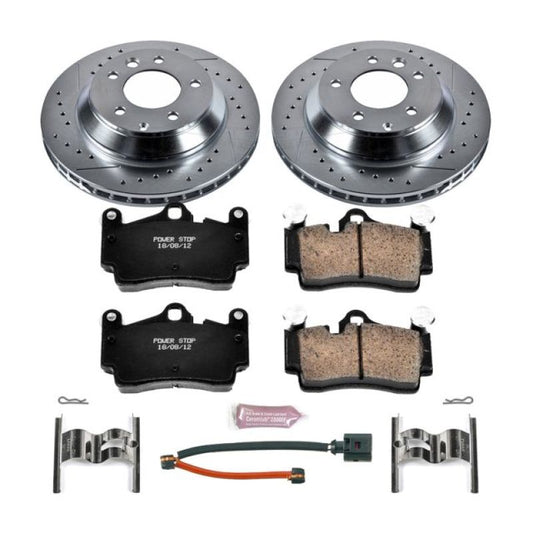 PowerStop - Power Stop 07 - 15 Audi Q7 Rear Z23 Evolution Sport Brake Kit - Demon Performance