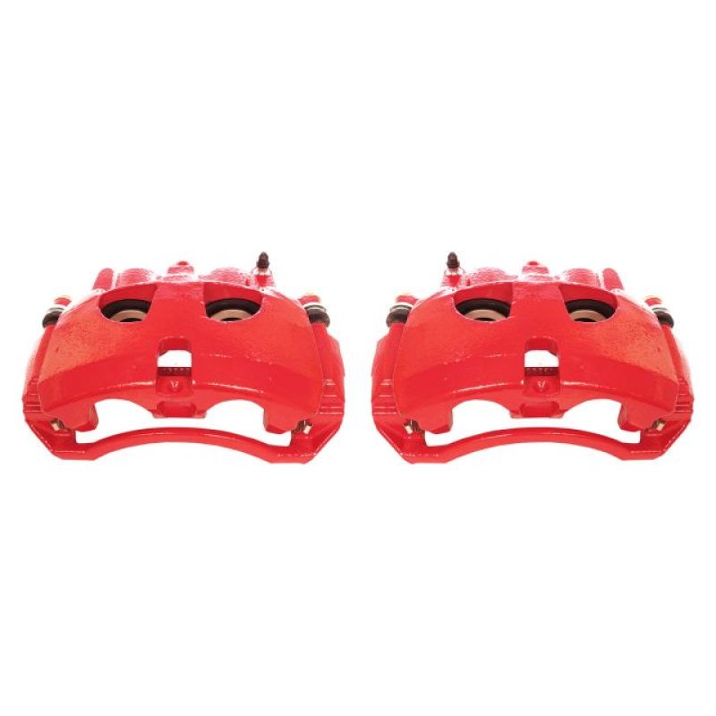 PowerStop - Power Stop 09 - 10 Dodge Ram 2500 Front Red Calipers w/Brackets - Pair - Demon Performance