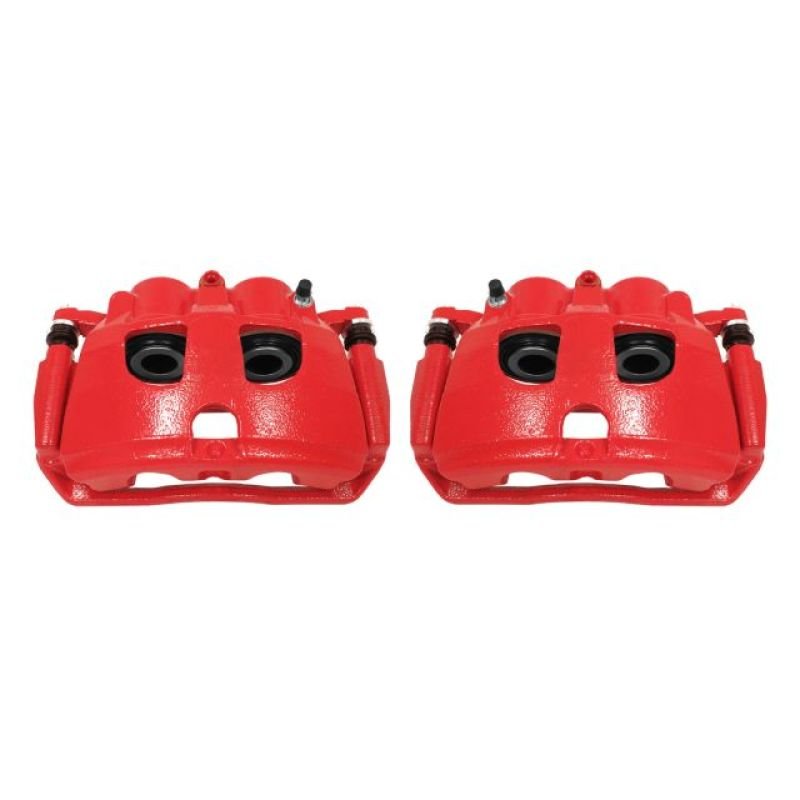 PowerStop - Power Stop 09 - 10 Dodge Ram 2500 Rear Red Calipers w/Brackets - Pair - Demon Performance
