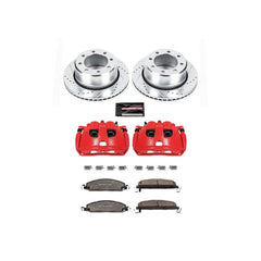 PowerStop - Power Stop 09 - 10 Dodge Ram 2500 Rear Z36 Truck & Tow Kit w/Cals - Demon Performance