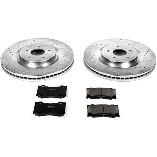 PowerStop - Power Stop 09 - 13 Infiniti FX50 Front Z23 Evolution Sport Brake Kit - Demon Performance