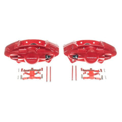 PowerStop - Power Stop 09 - 19 Nissan 370Z Rear Red Calipers w/o Brackets - Pair - Demon Performance