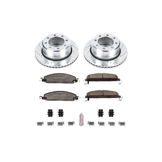 PowerStop - Power Stop 11 - 12 Ram 3500 Rear Z36 Truck & Tow Brake Kit - Demon Performance