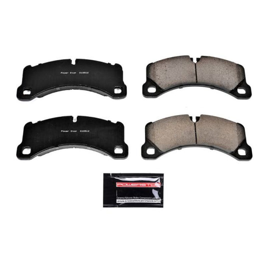 PowerStop - Power Stop 11 - 13 Porsche Cayenne Front Z23 Evolution Sport Brake Pads w/Hardware - Demon Performance