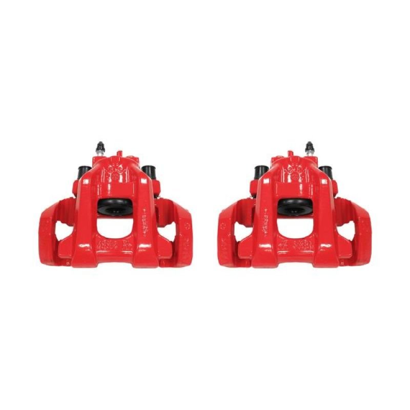 PowerStop - Power Stop 11-17 Dodge Durango Rear Red Calipers w/Brackets - Pair - Demon Performance