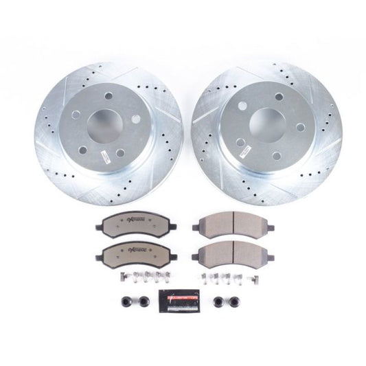 PowerStop - Power Stop 11 - 18 Ram 1500 Front Z36 Truck & Tow Brake Kit - Demon Performance