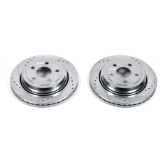 PowerStop - Power Stop 11 - 19 Dodge Durango Rear Evolution Drilled & Slotted Rotors - Pair - Demon Performance