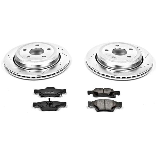 PowerStop - Power Stop 11-19 Dodge Durango Rear Z23 Evolution Sport Brake Kit - Demon Performance
