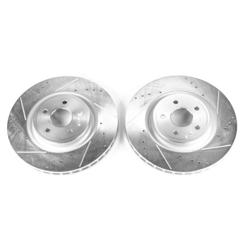 PowerStop - Power Stop 12 - 20 Jeep Grand Cherokee Front Drilled & Slotted Rotor - Pair - Demon Performance