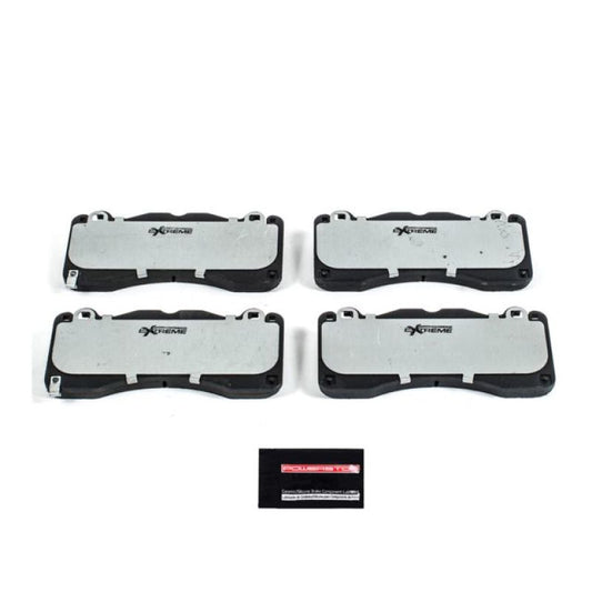 PowerStop - Power Stop 15 - 19 Ford Mustang Front Z26 Extreme Street Brake Pads w/Hardware - Demon Performance