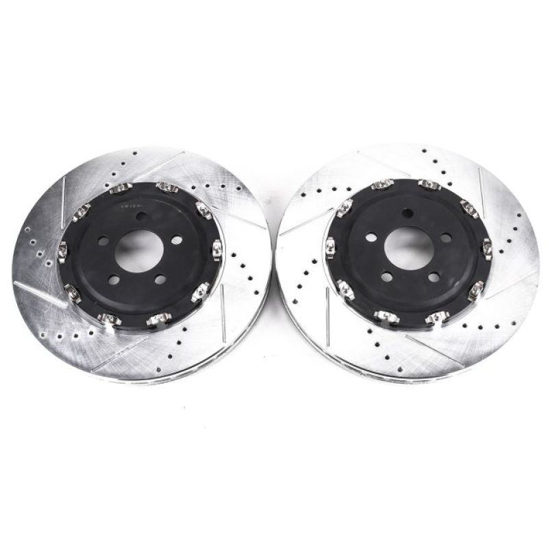 PowerStop - Power Stop 15 - 20 Dodge Charger Front Drilled & Slotted Rotor - Pair - Demon Performance