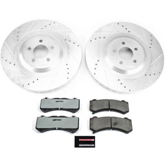 PowerStop - Power Stop 15 - 20 Dodge Charger Front Z26 Street Brake Kit - Demon Performance