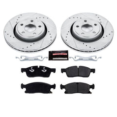 PowerStop - Power Stop 16-19 Jeep Grand Cherokee Front Z23 Evolution Sport Brake Kit - Demon Performance