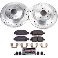 PowerStop - Power Stop 18 - 19 Nissan 370Z Rear Z23 Evolution Sport Brake Kit - Demon Performance