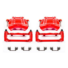 PowerStop - Power Stop 2012 Chrysler 300 Front Red Calipers w/Brackets - Pair - Demon Performance