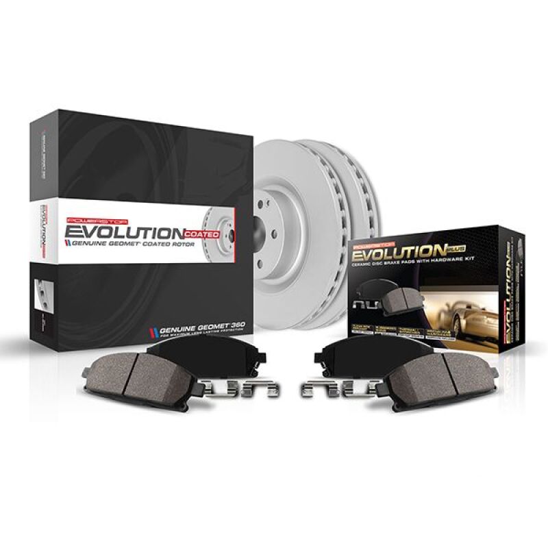 PowerStop - Power Stop 21 - 23 Ford Mustang Front Z17 Coated Brake Kit - Demon Performance