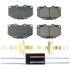 PowerStop - Power Stop 89 - 96 Nissan 300ZX Front Z23 Evolution Sport Brake Pads w/Hardware - Demon Performance