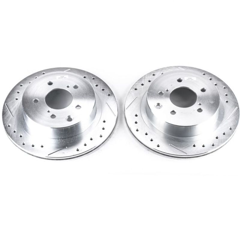 PowerStop - Power Stop 89 - 96 Nissan 300ZX Rear Evolution Drilled & Slotted Rotors - Pair - Demon Performance