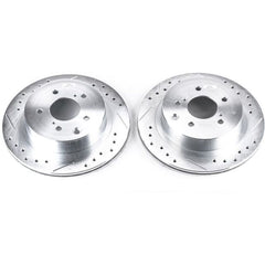PowerStop - Power Stop 89 - 96 Nissan 300ZX Rear Evolution Drilled & Slotted Rotors - Pair - Demon Performance