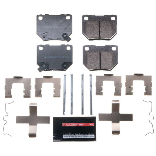 PowerStop - Power Stop 90 - 96 Nissan 300ZX Rear Z23 Evolution Sport Brake Pads w/Hardware - Demon Performance
