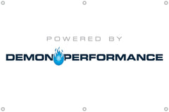 Demon Performance - Powered By Demon Performance 24"x36" Shop Banner - Demon Performance