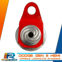 R2 Motorsports - R2 Motorsports Dodge Cradle Lockouts with Hooks - Demon Performance