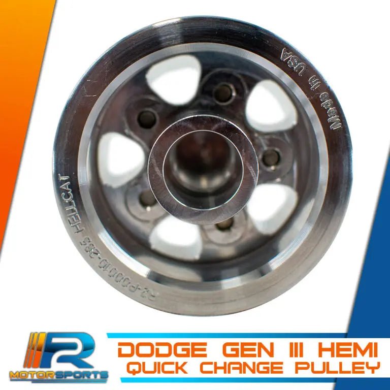 R2 Motorsports - R2 Motorsports Dodge Quick Change Pulley - Demon Performance