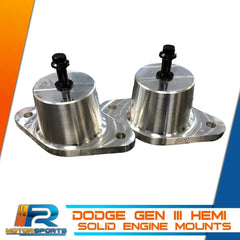 R2 Motorsports - R2 Motorsports Dodge Solid Engine Mounts - Demon Performance