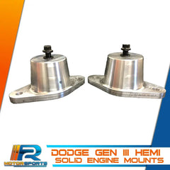 R2 Motorsports - R2 Motorsports Dodge Solid Engine Mounts - Demon Performance