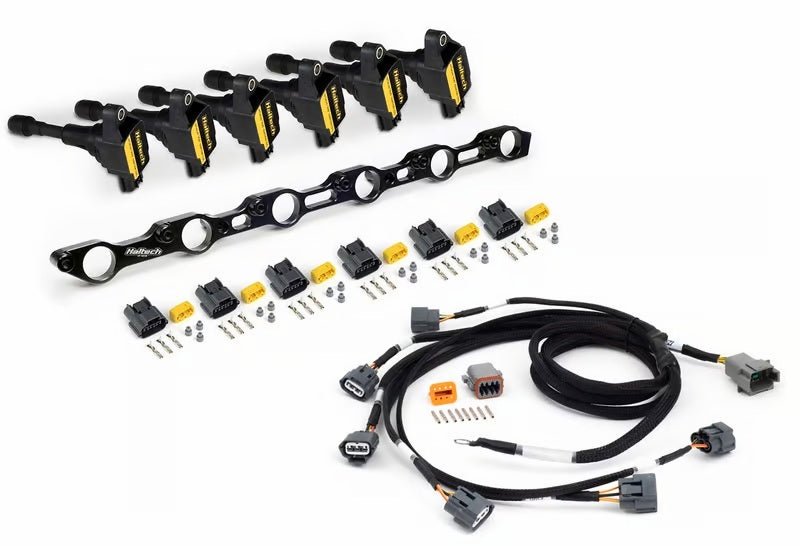 Haltech - R35 Coil Conversion Kit for Toyota JZ Incl. Bracket Coils Connectors and Harness (1JZ, 1JZ VVTi,2J) - Demon Performance