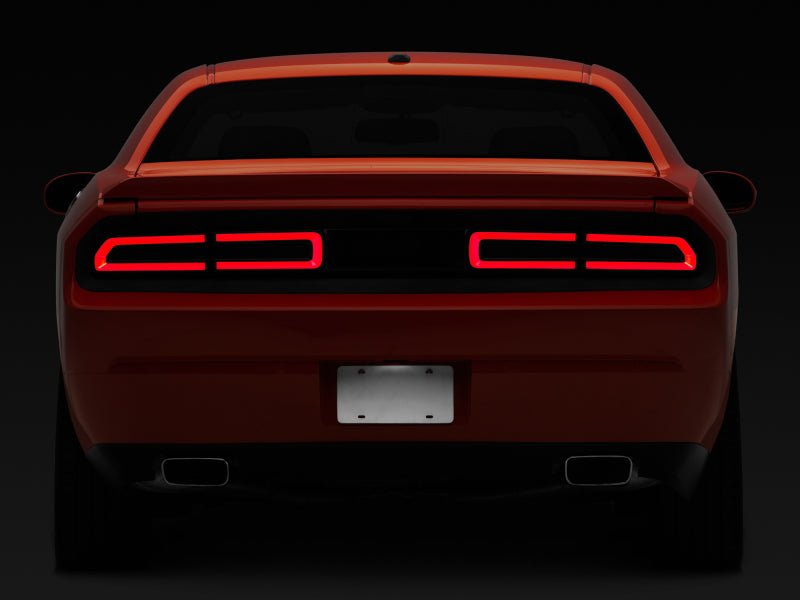 Raxiom - Raxiom 08 - 14 Challenger LED Tail Lights - Black Housing (Smoked Lens) - Demon Performance