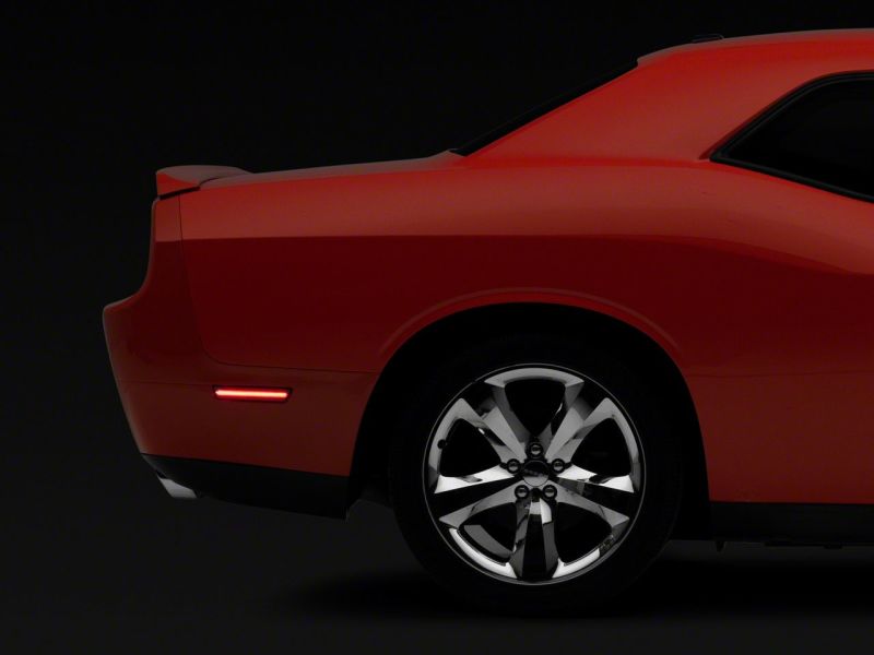 Raxiom - Raxiom 08 - 14 Dodge Challenger 11 - 14 Dodge Charger Axial Series LED Rear Side Marker Lights - Smoked - Demon Performance