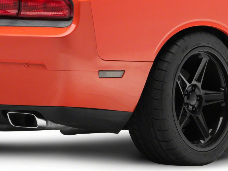 Raxiom - Raxiom 08 - 14 Dodge Challenger Axial Series Side Marker Lamps - Smoked - Demon Performance
