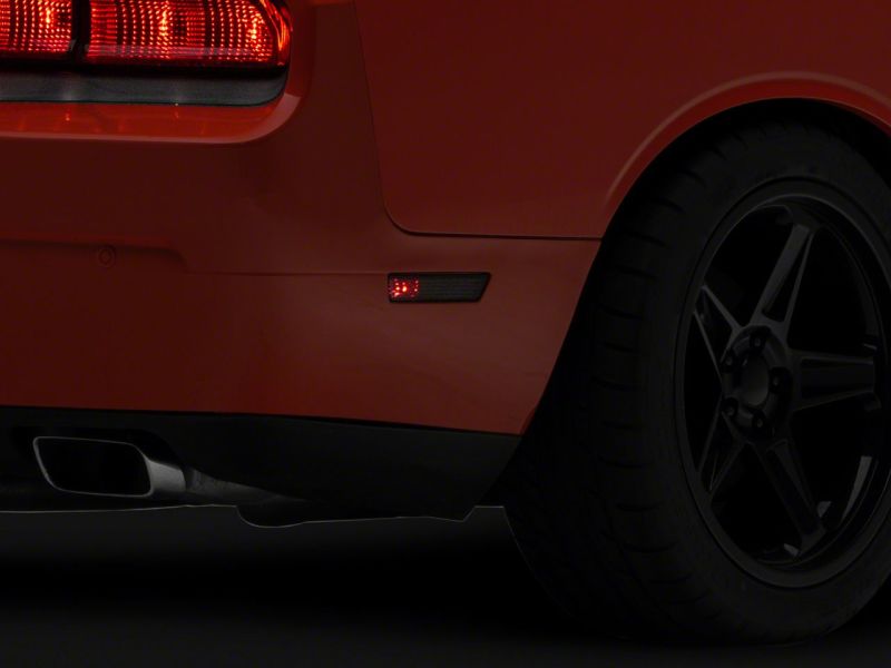 Raxiom - Raxiom 08 - 14 Dodge Challenger Axial Series Side Marker Lamps - Smoked - Demon Performance