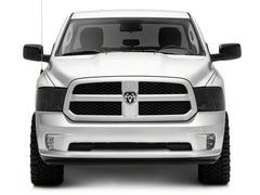 Raxiom - Raxiom 09 - 18 Dodge RAM 1500 Axial OEM Rep Headlights w/ Dual Bulb - Chrome Housing (Smoked Lens ) - Demon Performance