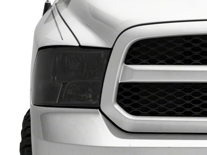 Raxiom - Raxiom 09 - 18 Dodge RAM 1500 Axial OEM Rep Headlights w/ Dual Bulb - Chrome Housing (Smoked Lens ) - Demon Performance